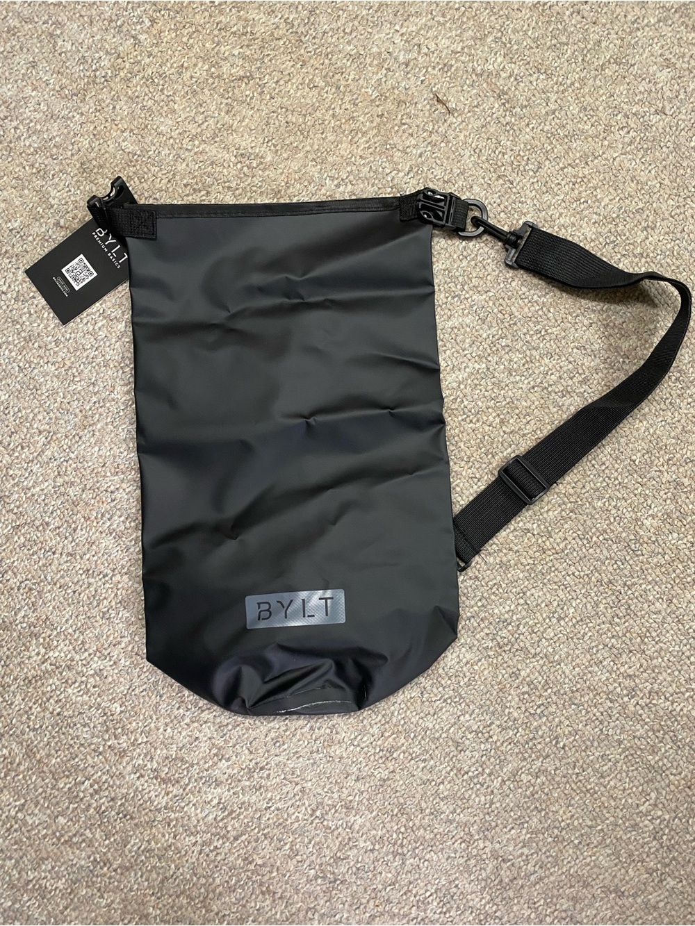 BYLT Basics Black Dry Bag with Strap